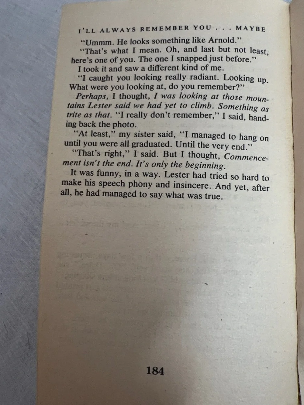 N/A paperback novel